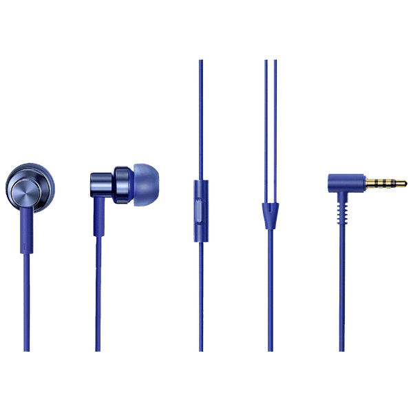 Buy Redmi BHR4207IN Wired Earphone with Mic In Ear Blue Online